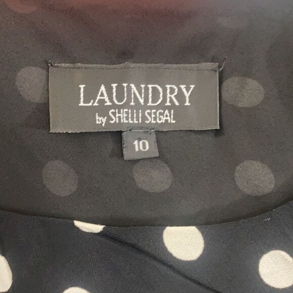 Vintage Shelli Segal Polka Dot Mini Dress - Picture 4 of 5